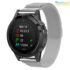Dây cho Garmin Fenix 8/ 7/ 7S/ 6/ 6S/ 5/ 5S/ 3/ Quatix 7/ Instinct 2/ 2S/ Forerunner 970/ 965/ 955/ 945/ 935/ 745 (DTGM)
