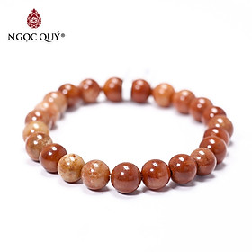 Vòng tay đá san hô hóa thạch mệnh hỏa, thổ - Ngọc Quý Gemstones