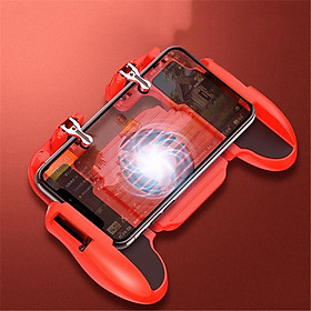 H5 Portable PUBG Mobile Phone Game Controller Joystick Cooling Fan Gamepad for IOS Android