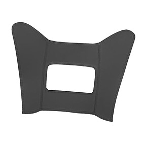 Rear Exhaust Vent  PU Leather Car Back Seat Cover for