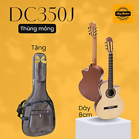 Mua Đàn guitar classic DC350J thùng mỏng Duy Guitar Store gỗ Hồng đào solid âm thanh tốt bền đẹp