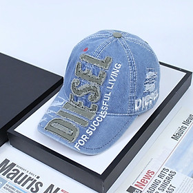 Nón kết, mũ lưỡi trai Diesel vải jeans form chuẩn siêu đẹp (Ảnh thật)
