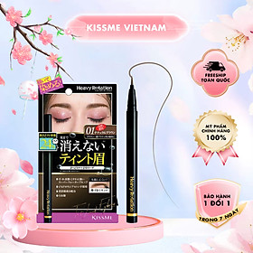Bút Kẻ Chân Mày Bền Trong 24h Chống Thấm Nét Vẽ Siêu Mịn Kissme Heavy Rotation Tint Liquid Eyebrow