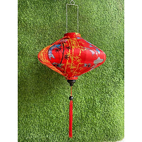 Mua đèn lồng vải trang trí Hội an HOA VĂN 3D 30CM 40CM 45CM GIÁ SỈ TRÊN 10C