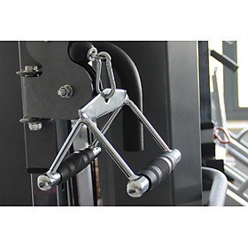 Tay kéo xô đôi, tay kéo hỗ trợ các bài tập với giàn tạ có mút cao su chống trơn T THIEN TRUONG SPORT