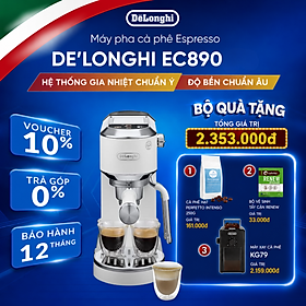 Mua Máy pha cà phê espresso DeLonghi Dedica Duo EC890.WI - Hàng Chính Hãng