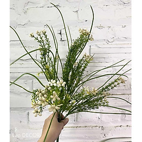 CÀNH HOA NHÍ TRẮNG TRANG TRÍ TIỂU CẢNH LANDECOR - HC1090