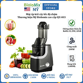 Mua Máy ép trái cây tốc độ chậm thương hiệu cao cấp Biolomix SJE-003 - Công suất 200W - HÀNG NHẬP KHẨU