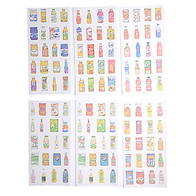 Sticker Dán Trang Trí ( Bộ 6 Tấm ) - Vending Machine