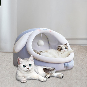 Hình ảnh Pet Bed and Soft Removable Washable Cushion Cat Bed for Home Indoor Dogs Cat