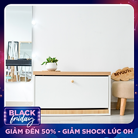 Kệ Giày Thông Minh 1 Tầng Premier White Nội Thất Kiểu Hàn BEYOURs