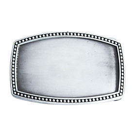 Metal Belt Buckle High Quality Business Casual Rectangle Blank Belt Buckles Gold