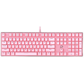 Bàn phím cơ Gaming DAREU EK810 Pink / Black (MULTI-LED, Blue/ Brown/ Red D switch)