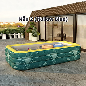 Mua Bể bơi phao cho bé hồ bơi bơm hơi gia đình hàng cao cấp 1.5m 150x105x55cm