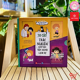 Sách tương tác - Rèn luyện kỹ năng đầu đời cho trẻ - 30 câu trắc nghiệm cho trẻ từ 4 tuổi - Đinh Tị Books