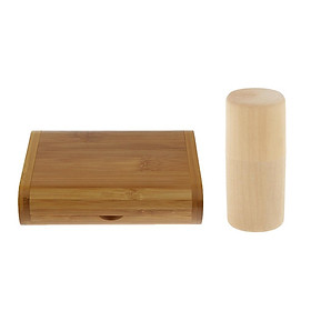 2 Styles Portable Essential Oil Wooden Storage Box Container Holder for 10ml