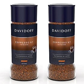 Combo 2 lọ Cà phê hòa tan - Davidoff Café Espresso 57 - 100g