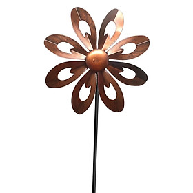 Wind  Rotating Windmill Wind Sculptures for Backyard Patio Decoration Red