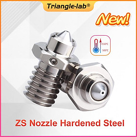 Trianglelab V6 ZS Vòi Phun Thép Cứng Hợp Kim Đồng Chịu Nhiệt Độ Cao Chống Mài Mòn Cho V6 Hotend TD6 MA TRẬN DRAGON 3d Kích Thước Máy In: 0.4mm