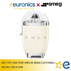 Mua MÁY VẮT CAM THẬP NIÊN 50 SMEG CJF01RDEU/535.43.645 (MÀU KEM) - HÀNG CHÍNH HÃNG