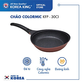 Hình ảnh Chảo cạn Colormic Korea King KFP-30CI (size 30cm) - Hàng chính hãng