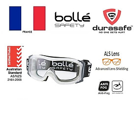 Kính BOLLE 1650401 Vapour Safety Goggle (tròng kính trong suốt bảo vệ chống văng bắn dịch lỏng, hóa chất)