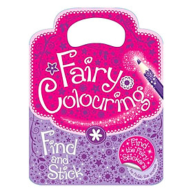 Sách tô màu Fairy Colouring Find and Stick