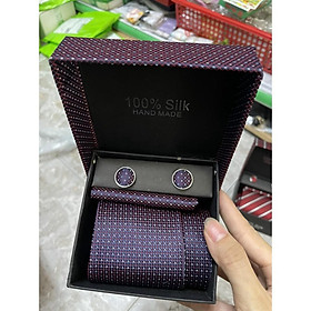 Cà vạt nam 8cm kèm hộp hoa văn đẹp mẫu mới tháng 10/2020 GiangPKC