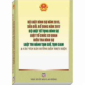 Bộ Luật Hình Sự sđ 2017, Bộ Luật Tố Tụng Hình Sự