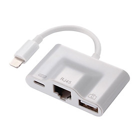 USB 3.0 Camera Adapter Ethernet Adapter Hub Connector to For Apple