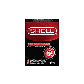 Bao cao su Hàn Quốc Shell Performaxxx - kéo dài thơi gian - 3 chiếc