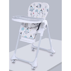 Ghế Ăn Dặm Đa Năng Cao Cấp Cho Bé 1015 ngả, nâng hạ độ cao, có bánh xe