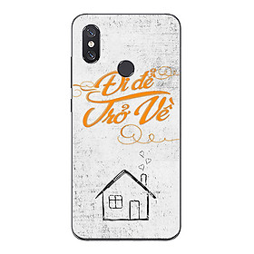 Ốp Lưng Dẻo Cho Điện Thoại Xiaomi Mi 8 - Đi để trở về