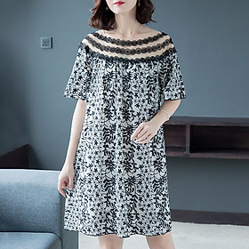 Fun Women Lady Summer Fashion New Fashion Loose Breathable Mesh Slim Gown Dress