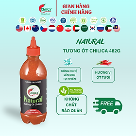 [KHÔNG CBQ] Natural Tương Ớt ChiliCa 482g - Lên Men Tự Nhiên, Không Chất Điều Vị, Không Hương Liệu