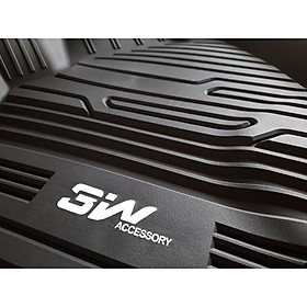 Thảm lót sàn xe ô tô Ford Escape 2018-đến nay Nhãn hiệu Macsim 3W chất liệu nhựa TPE đúc khuôn cao cấp - màu đen