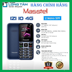 Mua Điện thoại Masstel izi 10 - Hàng chính hãng