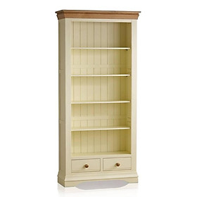 Mua Tủ Sách Cao Country Cottage Gỗ Sồi Ibie OSBTCOUO - Trắng (90 x 35 cm)