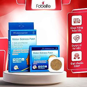 Miếng Dán Say Tàu Xe Say Sóng Say Tàu Máy Bay ( Hộp 10 miếng )