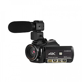 Máy Quay Video Kỹ Thuật Số 4K UHD Andoer AC3 Kèm Máy Ghi Âm DV (24MP)