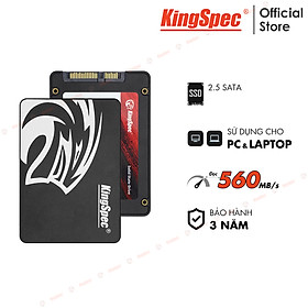 Ổ cứng SSD KingSpec 480GB SATA 2.5 / P4 480G - Hàng Chính Hãng