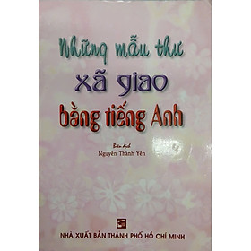 Những Mẫu Thư Xã Giao Bằng Tiếng Anh