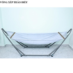 Mua Khung Võng Xếp ống phi 32 đầu cong phiên bản 2022 sơn tĩnh điện thương hiệu Võng Xếp Thảo Điều -kv9