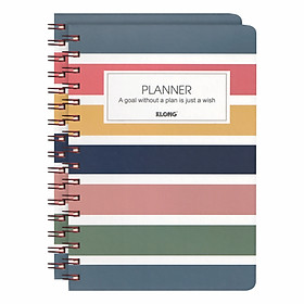 Lốc 2 Sổ lò xo kép Klong Planner A5 - MS: 945 - Mẫu 1