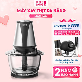 Mua Máy xay thịt đa năng cối thủy tinh  LEBENLANG LBL1930 công suất 400W  dung tích 1200ml  bảo hành 2 năm – hàng chính hãng