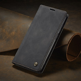 Bao da thật dạng ví cho Xiaomi Redmi Note 9 Pro Chính Hãng Caseme có ngăn đựng thẻ - Hàng Nhập Khẩu