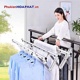 Giàn phơi xếp tường  Model: 68A Dong đen cao cấp