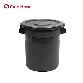 Thùng nhựa tròn để đồ đa năng, thùng rác tròn 37L, 76L, 120L