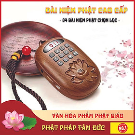 Hình ảnh Máy niệm phật, đài niệm phật hình hoa sen tiện dụng, âm thanh trầm ấm - Tặng kèm sạc androi