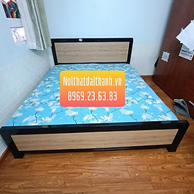 Mua Giường sắt 1m6 ghép gỗ Đại Thành